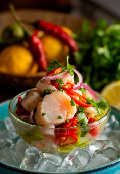 Ceviche de Vieiras